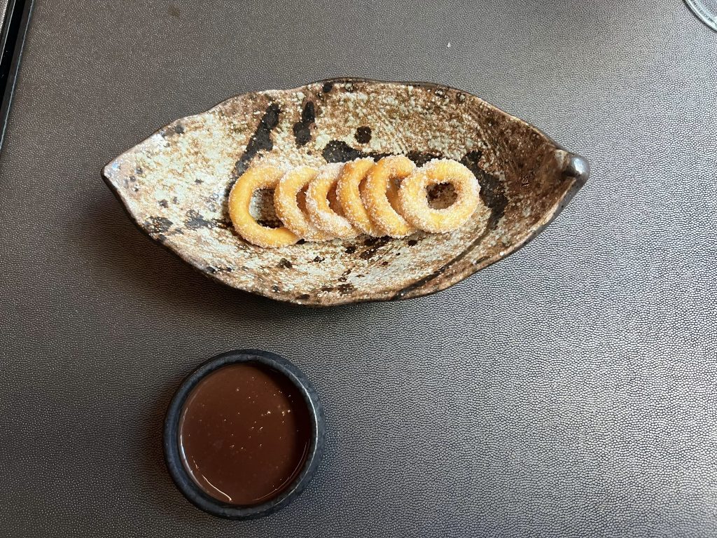 Buñuelos de calabaza con chocolate