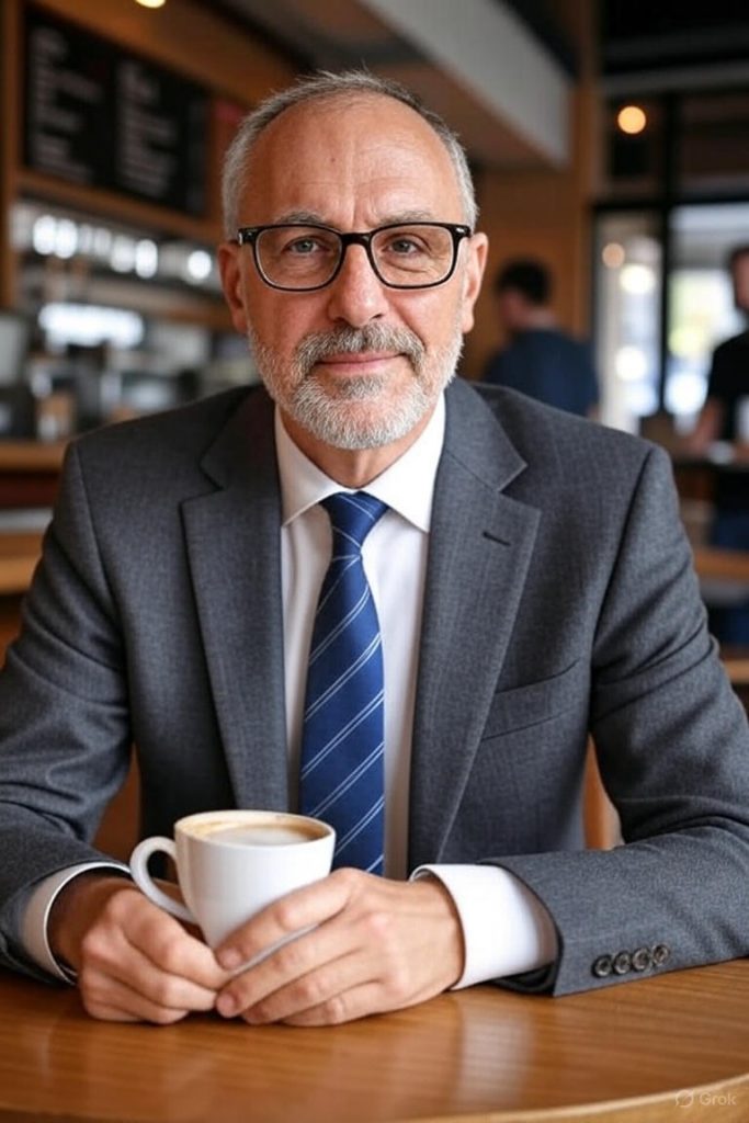 José Cotino Escrivá José Cotino Escrivá disfruta de un café en una cafetería durante sus rutas por restaurantes del mundo